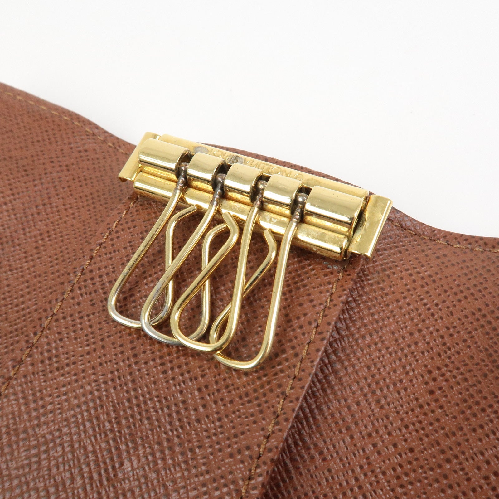 Louis Vuitton Monogram Multicles 4 Key Case Key Holder Brown M69517