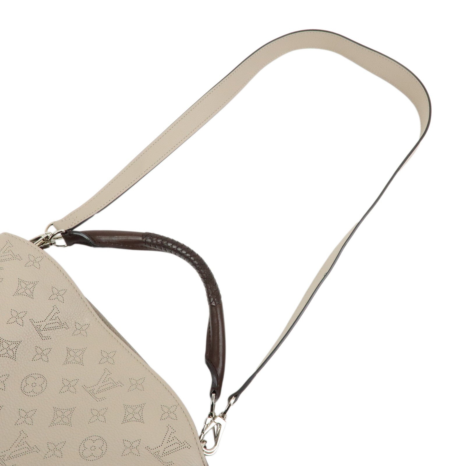 Louis Vuitton Monogram Mahina Babylone PM 2Way Bag Beige M50032