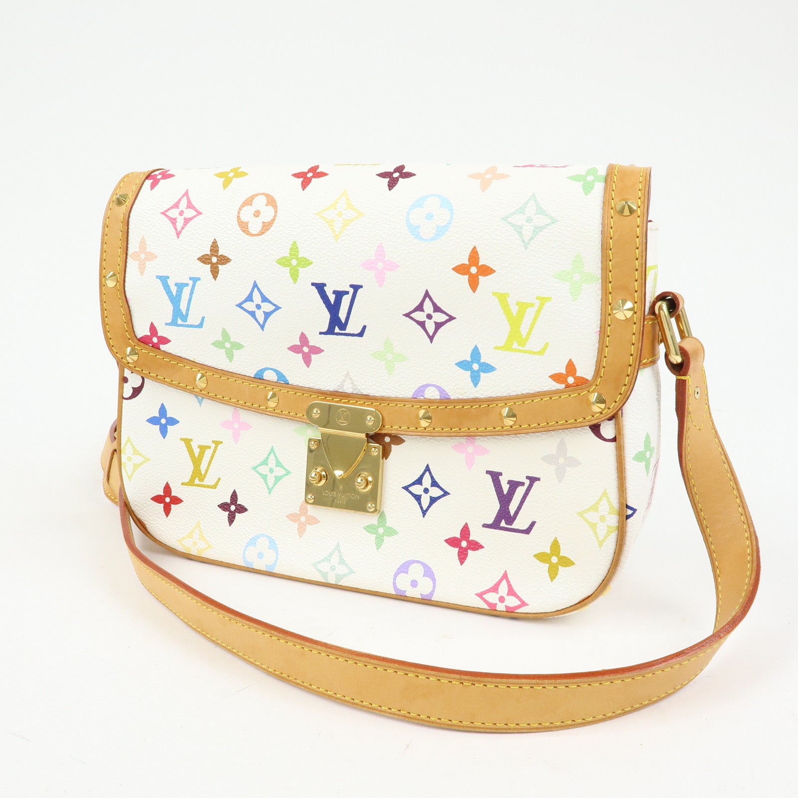 Louis Vuitton Monogram Multicolor Sologne Shoulder Bag Blanc M92661