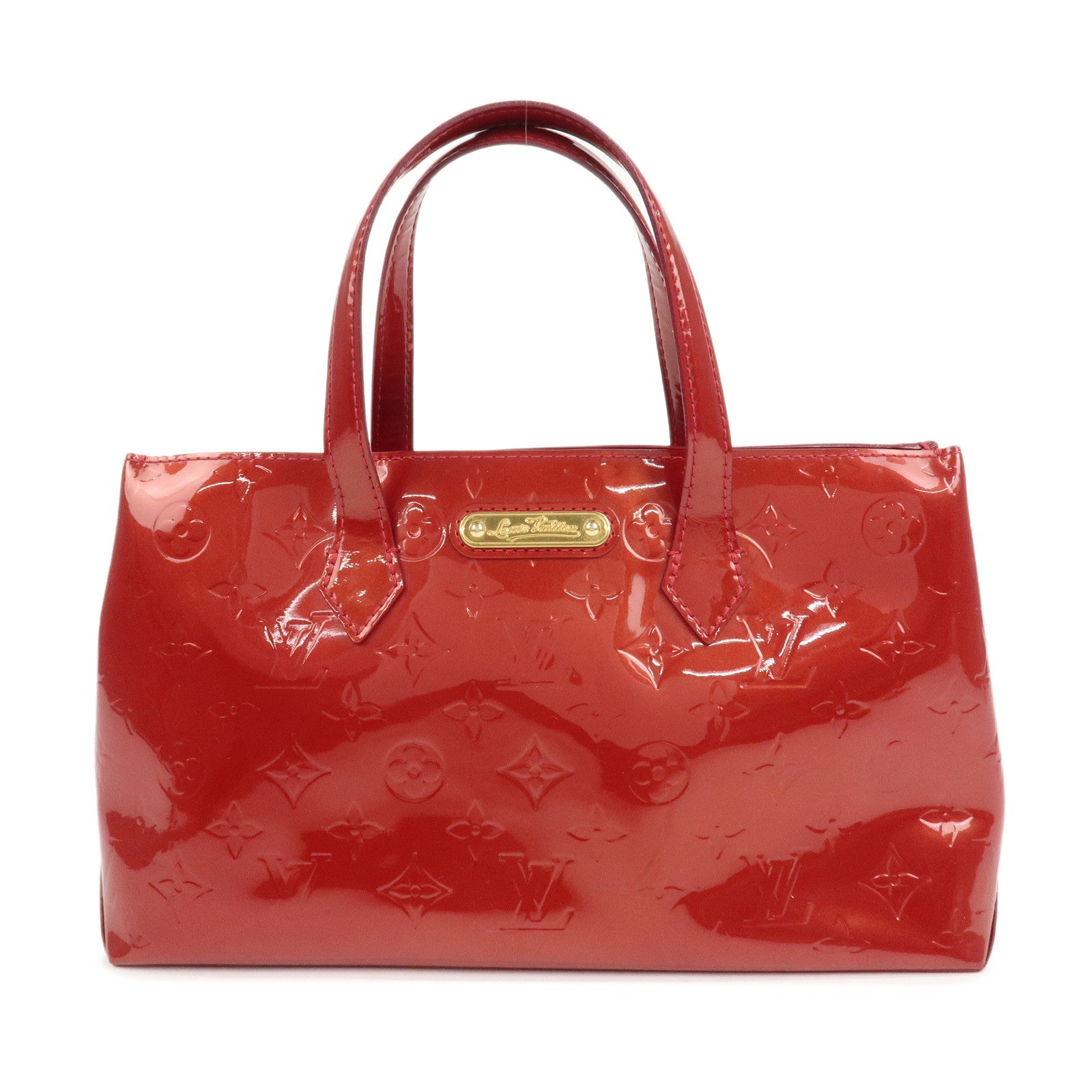 Louis Vuitton Monogram Vernis Wilshire PM Hand Bag M93642