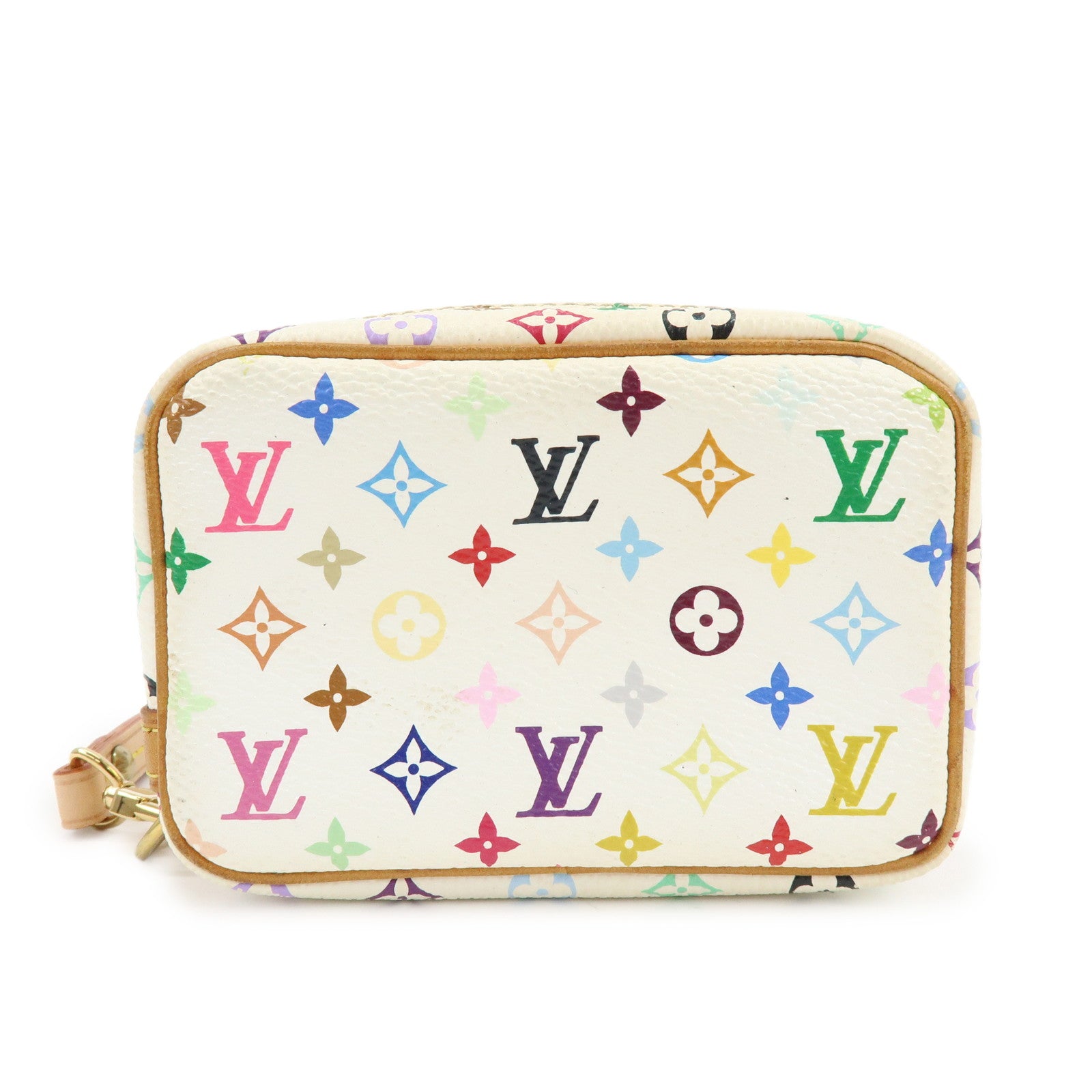 Louis Vuitton Monogram Multicolor Trousse Wapity Pouch Blanc M58033