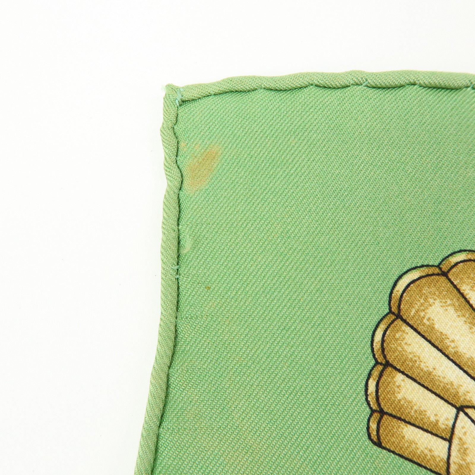 HERMES Carre 90 Set of 2 Silk 100% Scarf Beige Pink Green Yellow