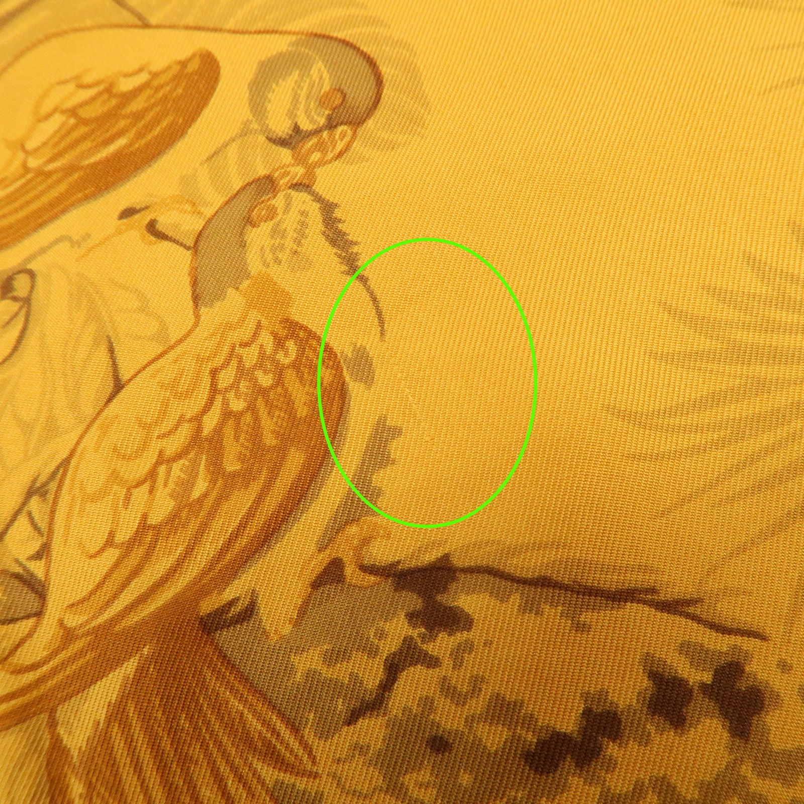 HERMES Carre 90 Silk 100% Aloha Hawaiian Print Scarf Orange