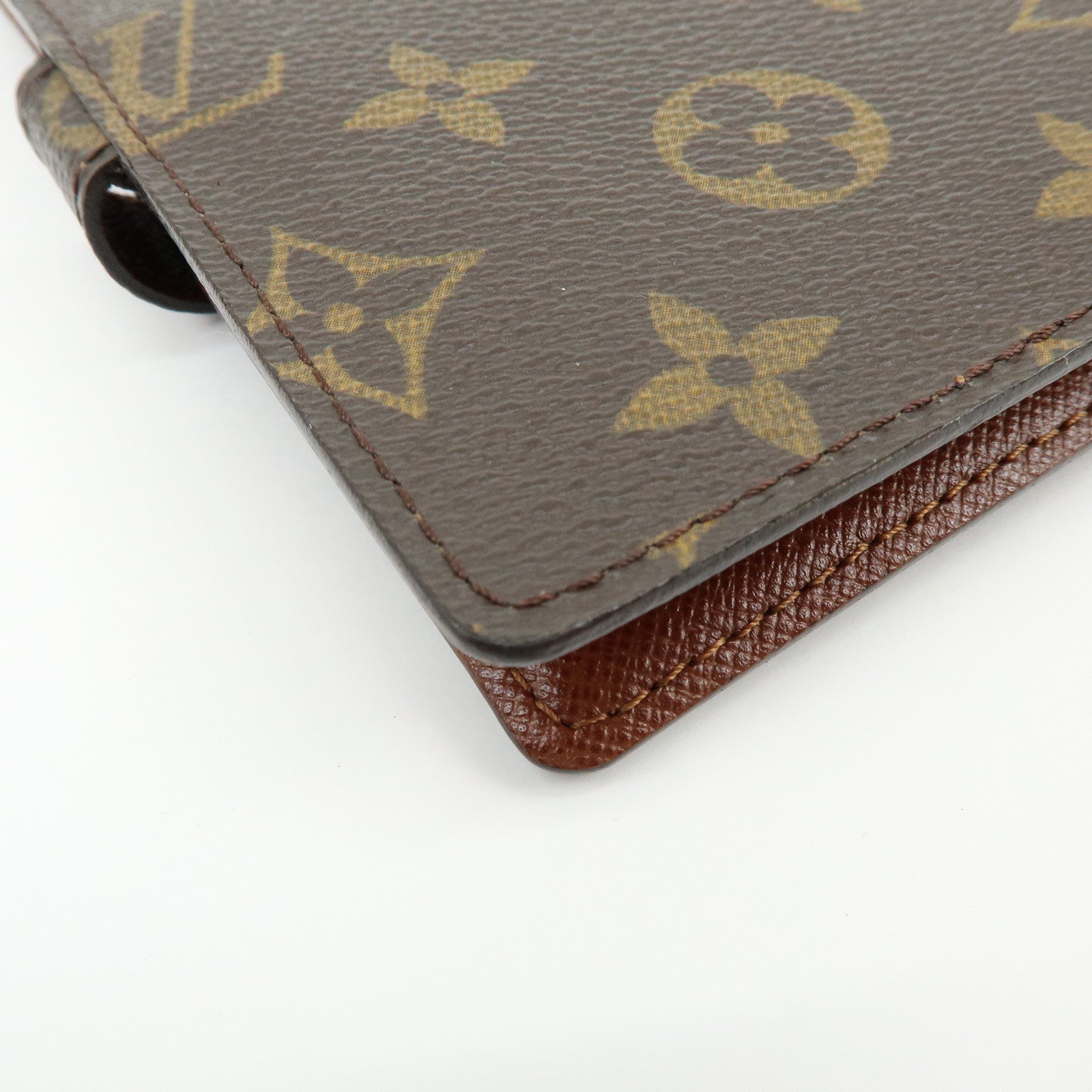 Louis Vuitton Monogram Agenda PM Planner Cover Brown R20005