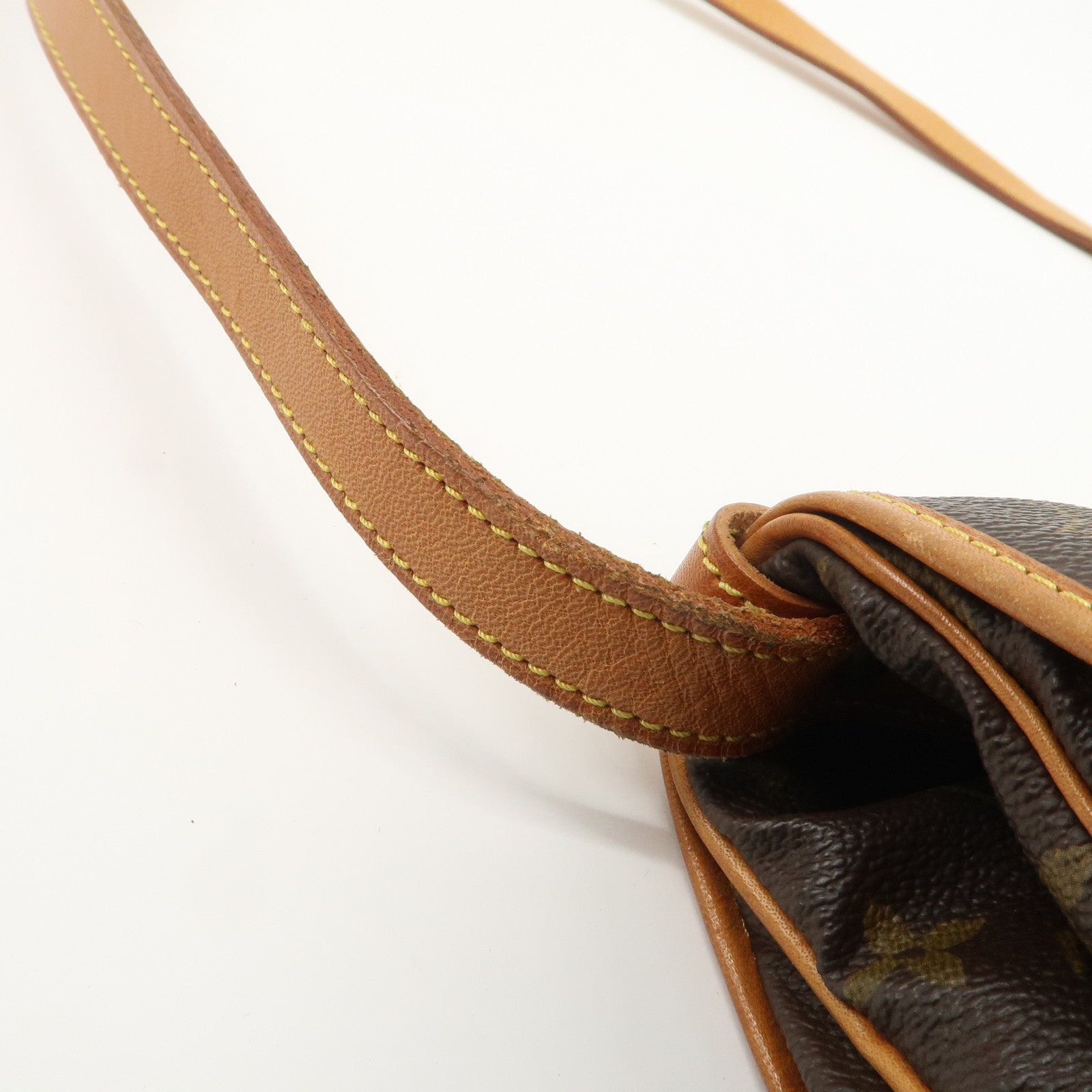 Louis Vuitton Monogram Saumur 30 Shoulder Bag Brown M42256 Used