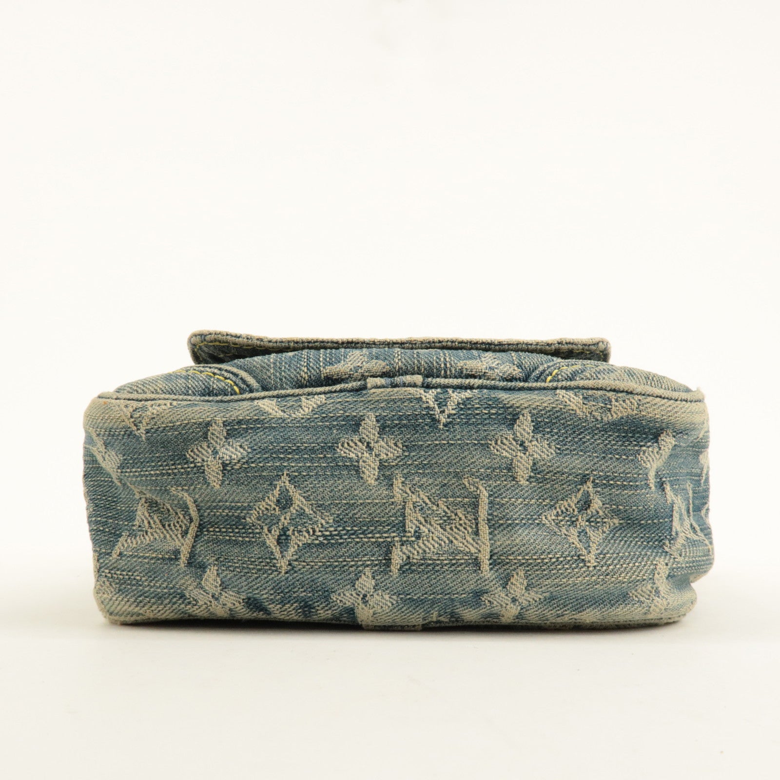 Louis Vuitton Monogram Denim Camera Bag Shoulder Bag Blue M95348