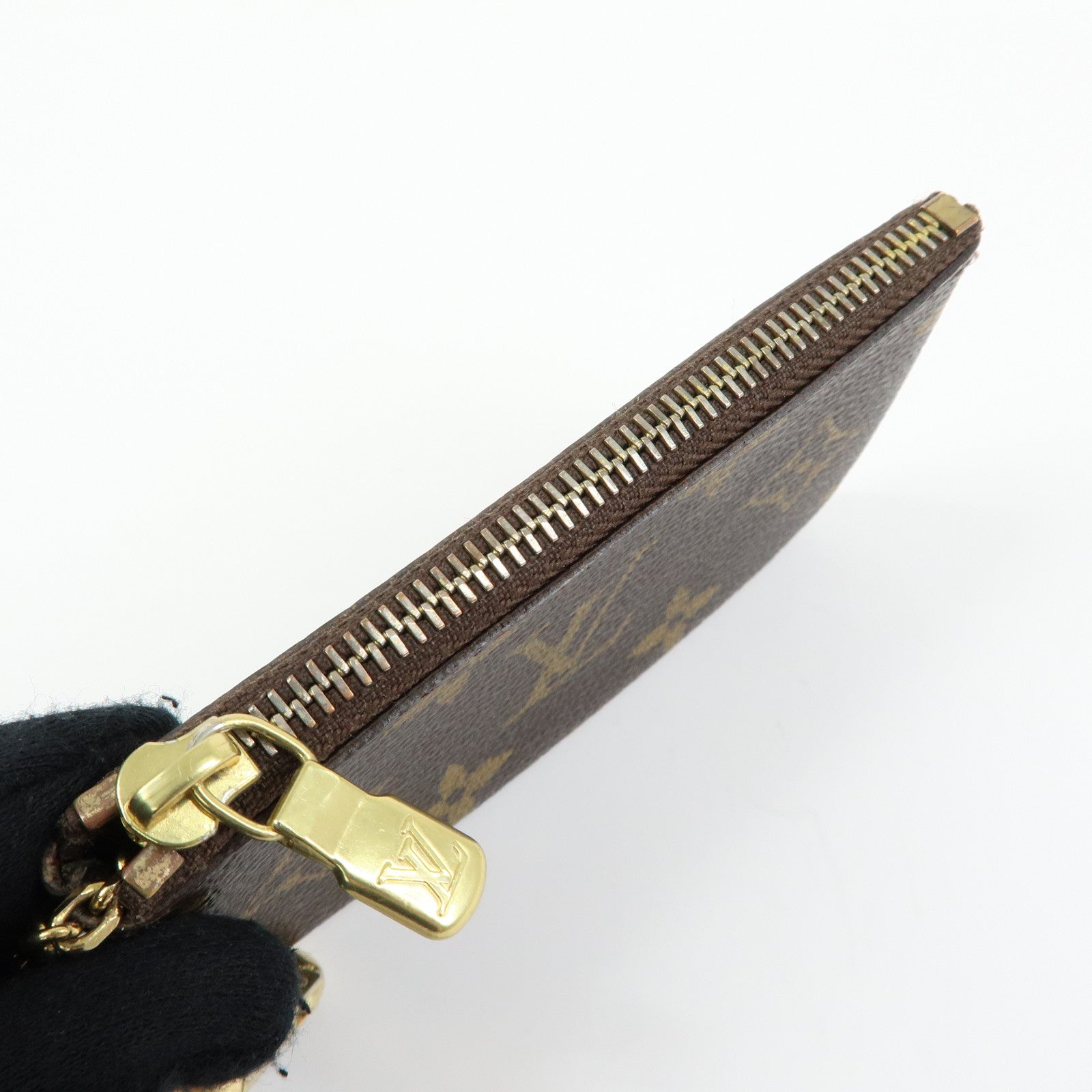 Louis Vuitton Monogram Pochette Cles Coin Case Key Case M62650