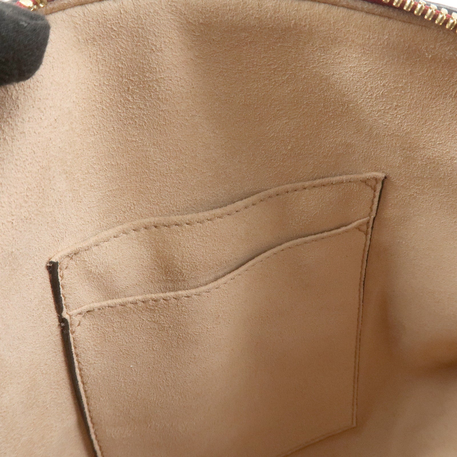 GUCCI GG Supreme Leather 2WAY Bag Shoulder Bag Beige Red 409529