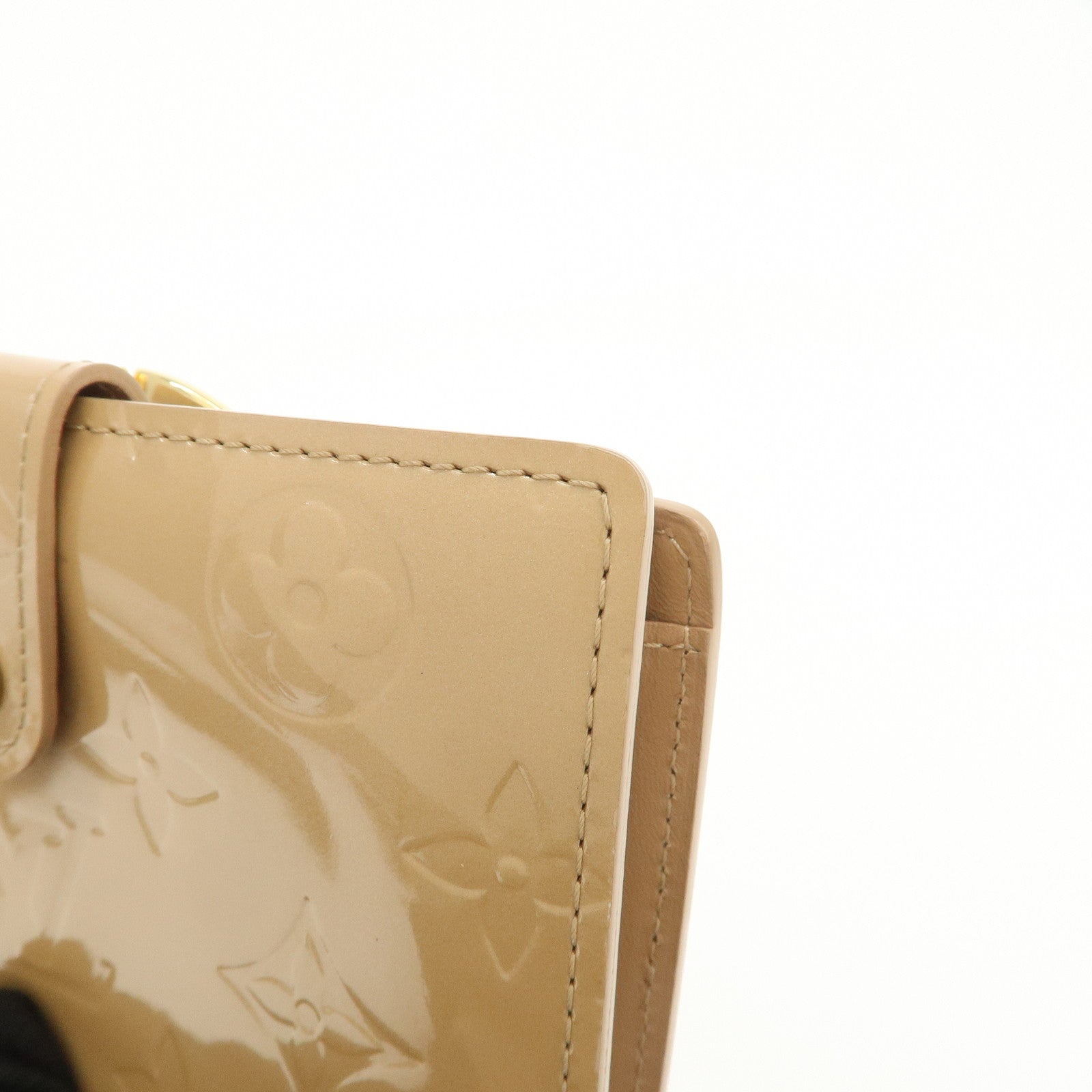 Louis Vuitton Monogram Vernis Porte Monnaie Noisette M91361