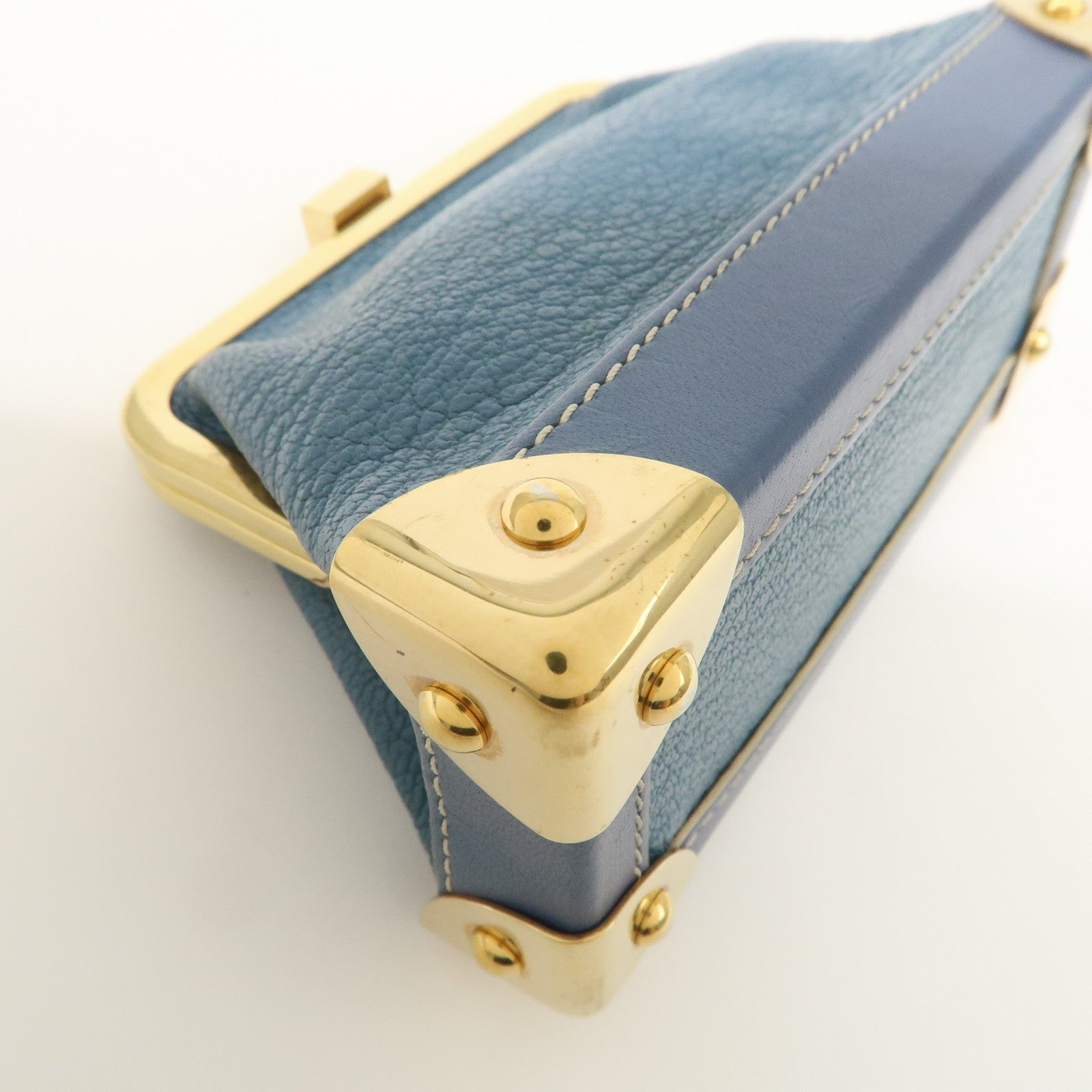 Louis Vuitton Suhari Porte Monnaie Viennois Coin Case Blue M91833