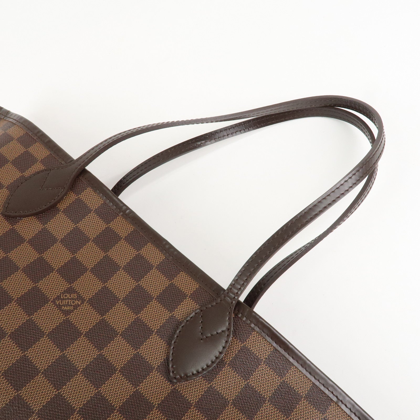 Louis Vuitton Damier Ebene Neverfull MM Tote Bag N51105 Used