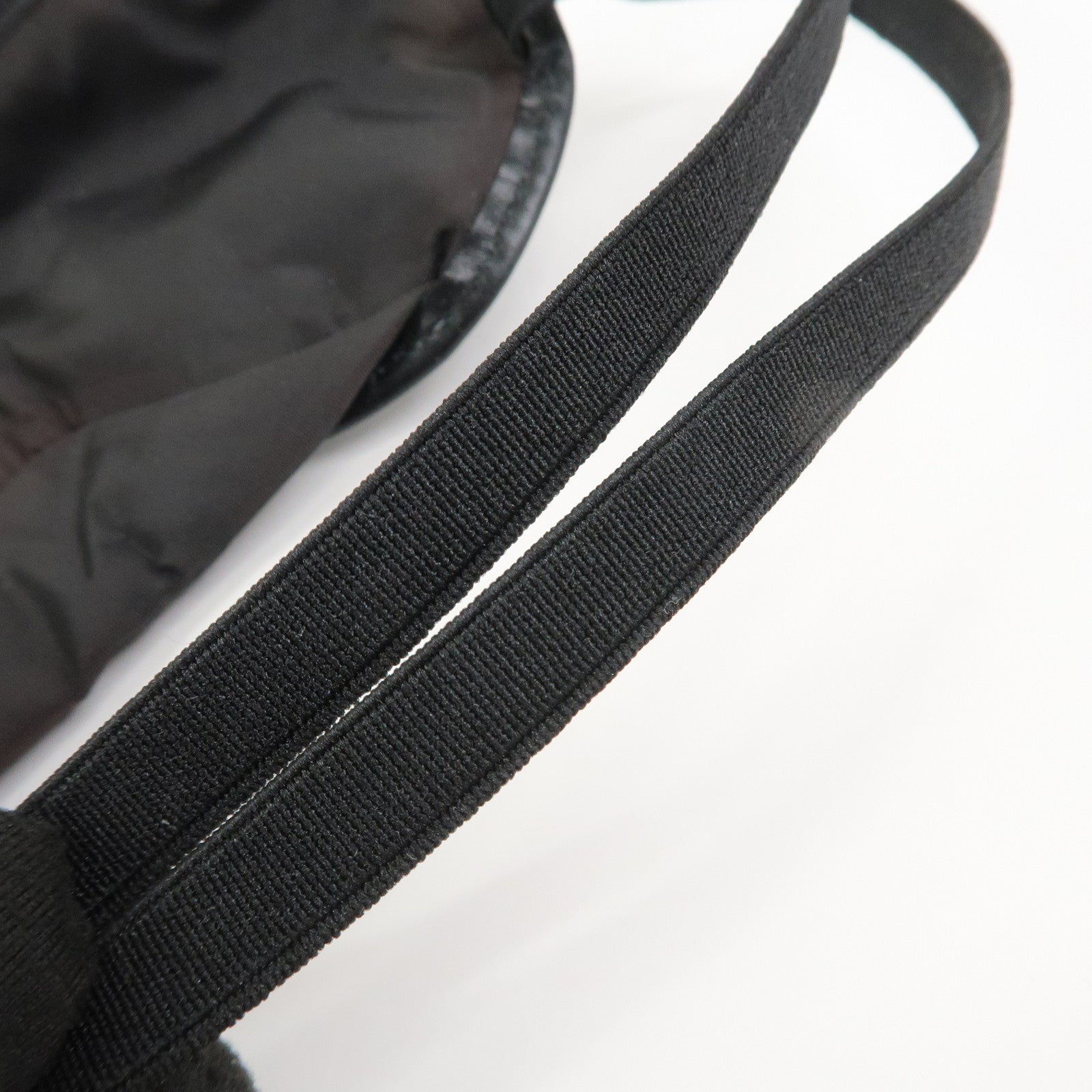 GUCCI GG Nylon Eye Mask Black 039.1034