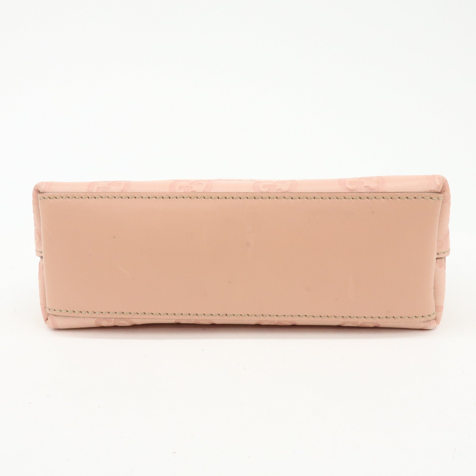 GUCCI Guccissima Leather Cosmetic Pouch Accessory Pouch Pink 141810