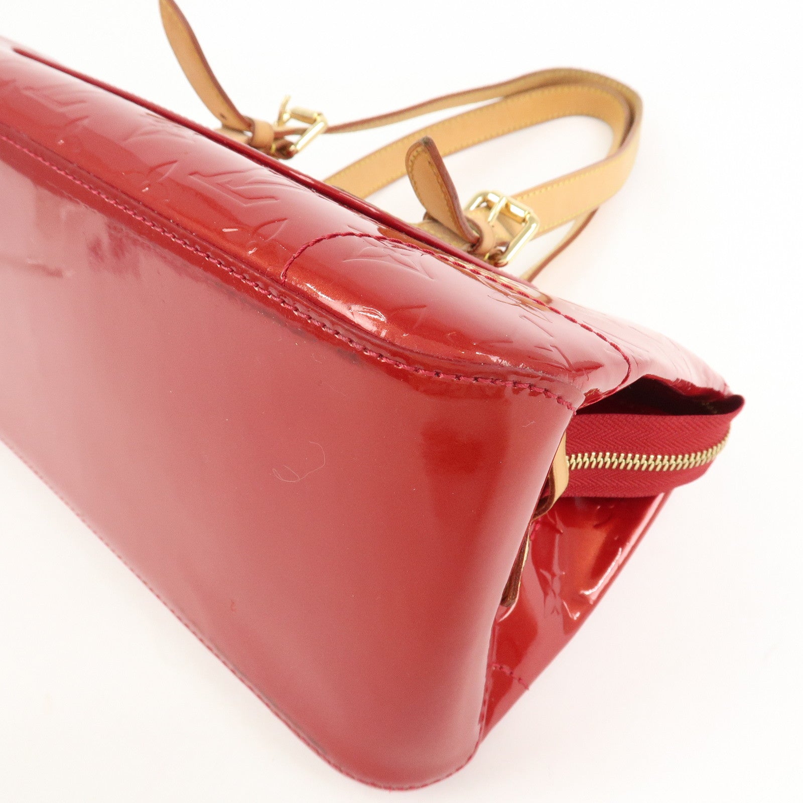 Louis Vuitton Vernis Rosewood Avenue Hand Bag Pomme DAmour M93507