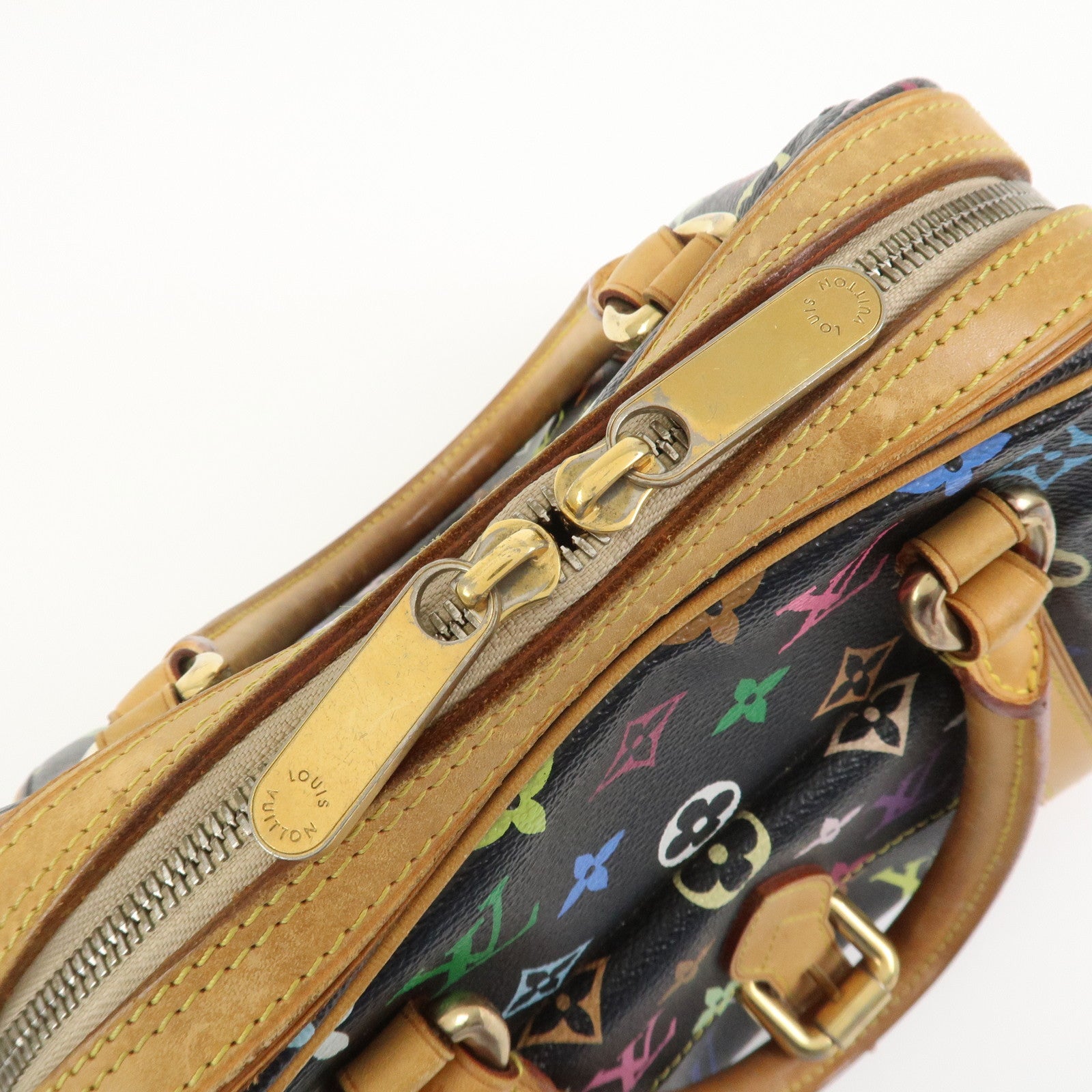 Louis Vuitton Monogram Multicolor Priscilla Hand Bag Noir M40097