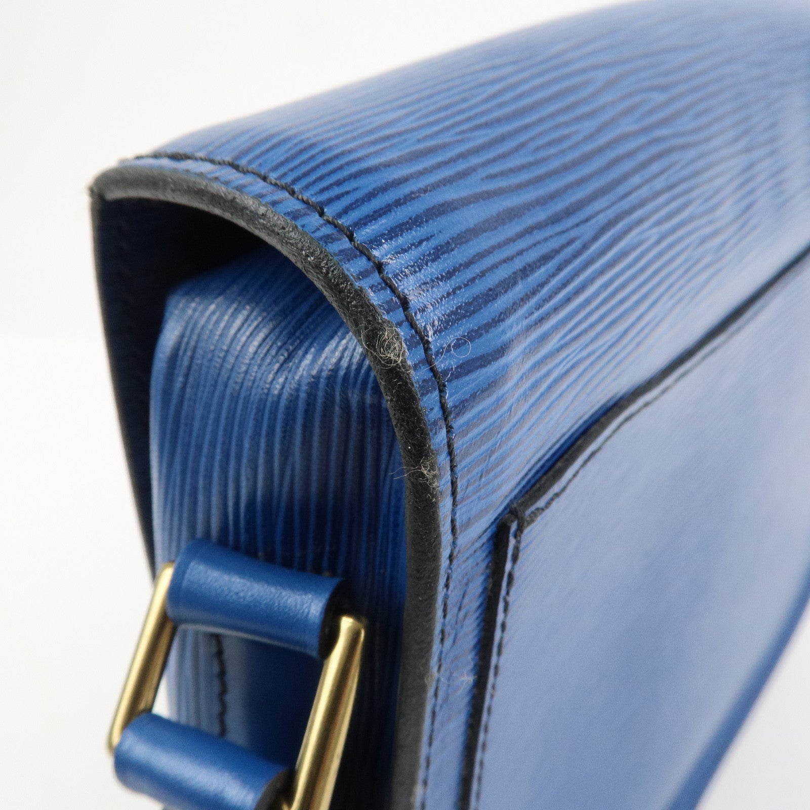 Louis Vuitton Epi Saint Cloud Shoulder Bag Toledo Blue M52195