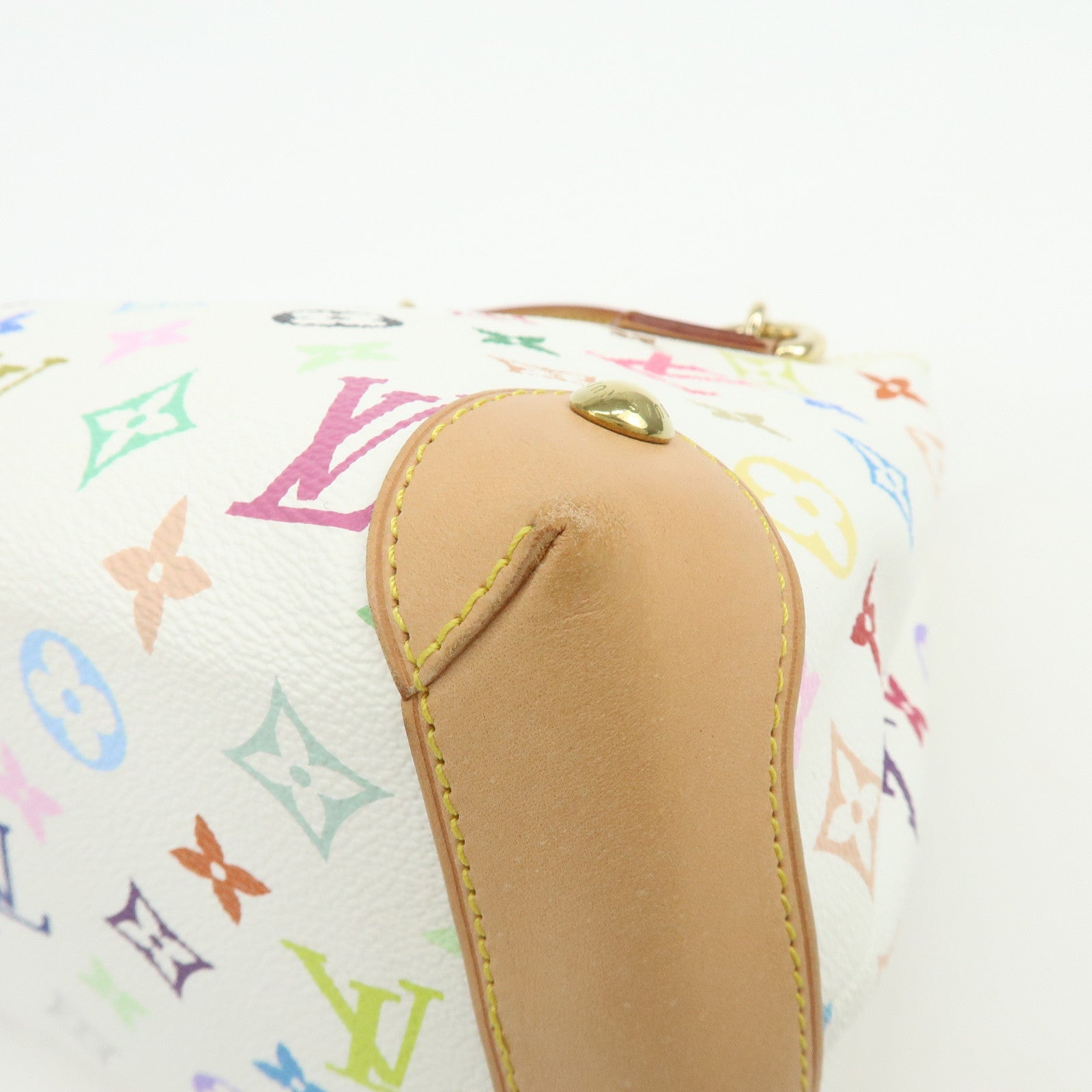 Louis Vuitton Monogram Multicolor Audra Hand Bag Blanc M40047