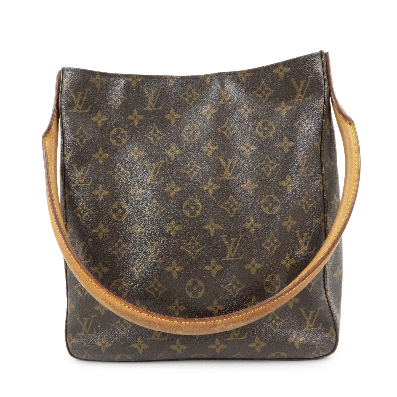 Louis Vuitton Monogram Looping GM Shoulder Bag Brown M51145