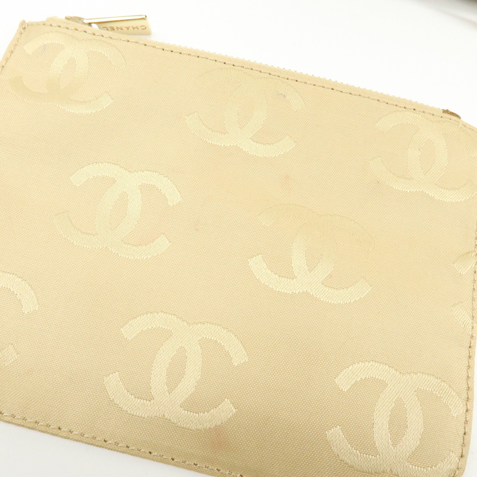 CHANEL COCO Mark Fur Lamb Skin Chain Shoulder Bag Brown