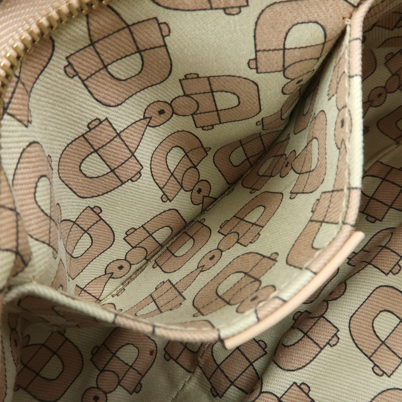GUCCI Abbey Guccissima Leather Hand Bag Shoulder Bag Beige 130939