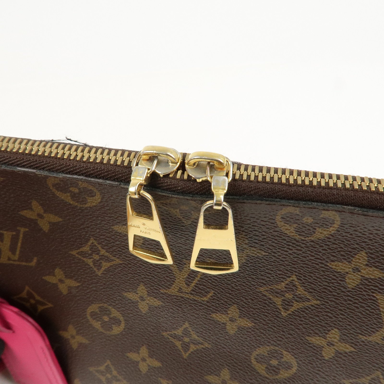 Louis Vuitton Monogram Canvas Lorette Shoulder Bag Hot Pink M44053