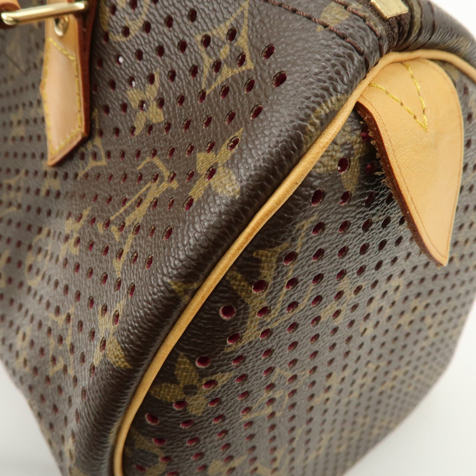 Louis Vuitton Monogram Perforated Speedy 30 Boston Bag M95180