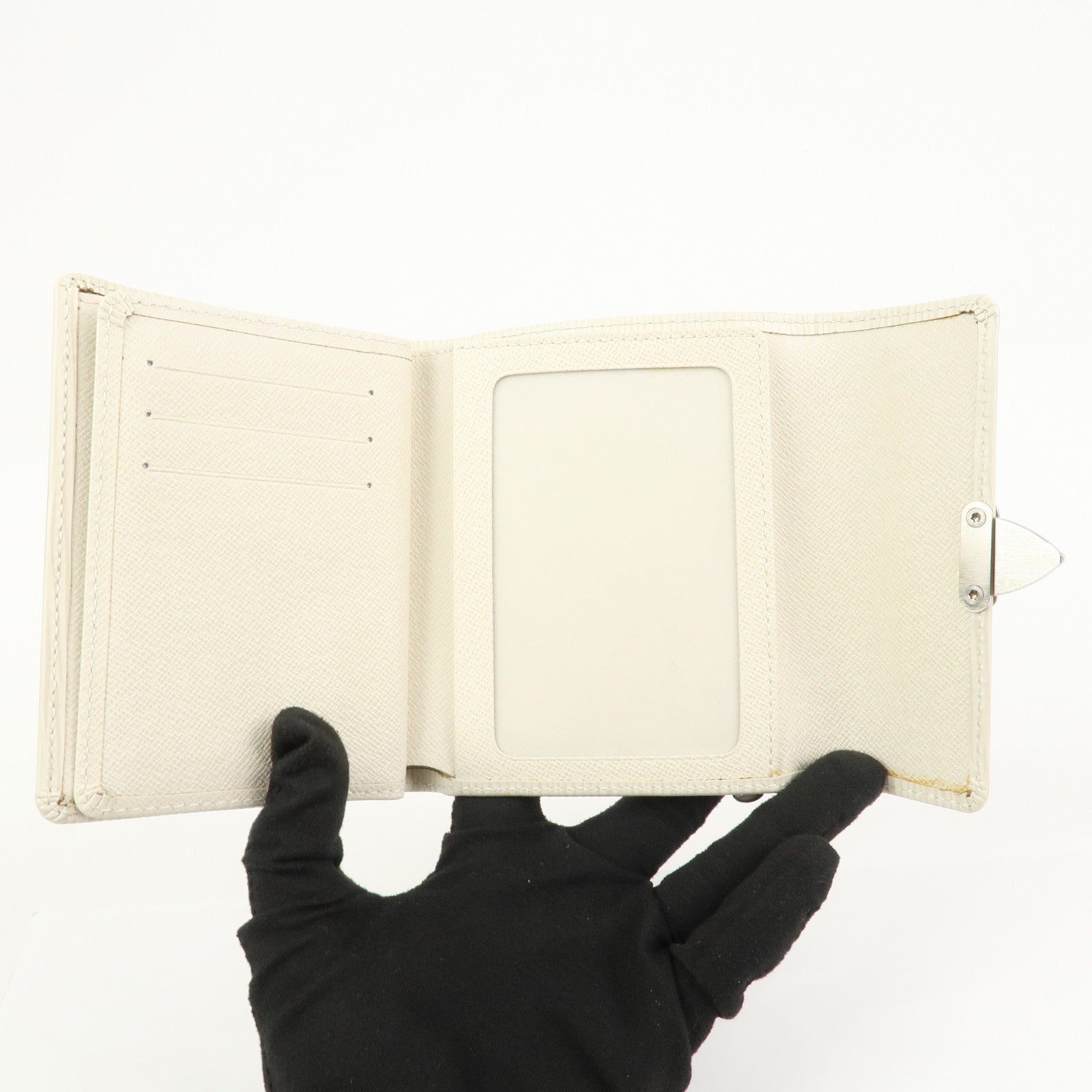 LLouis Vuitton Epi Portefeuille Koala Compact Wallet Ivoire M5801J