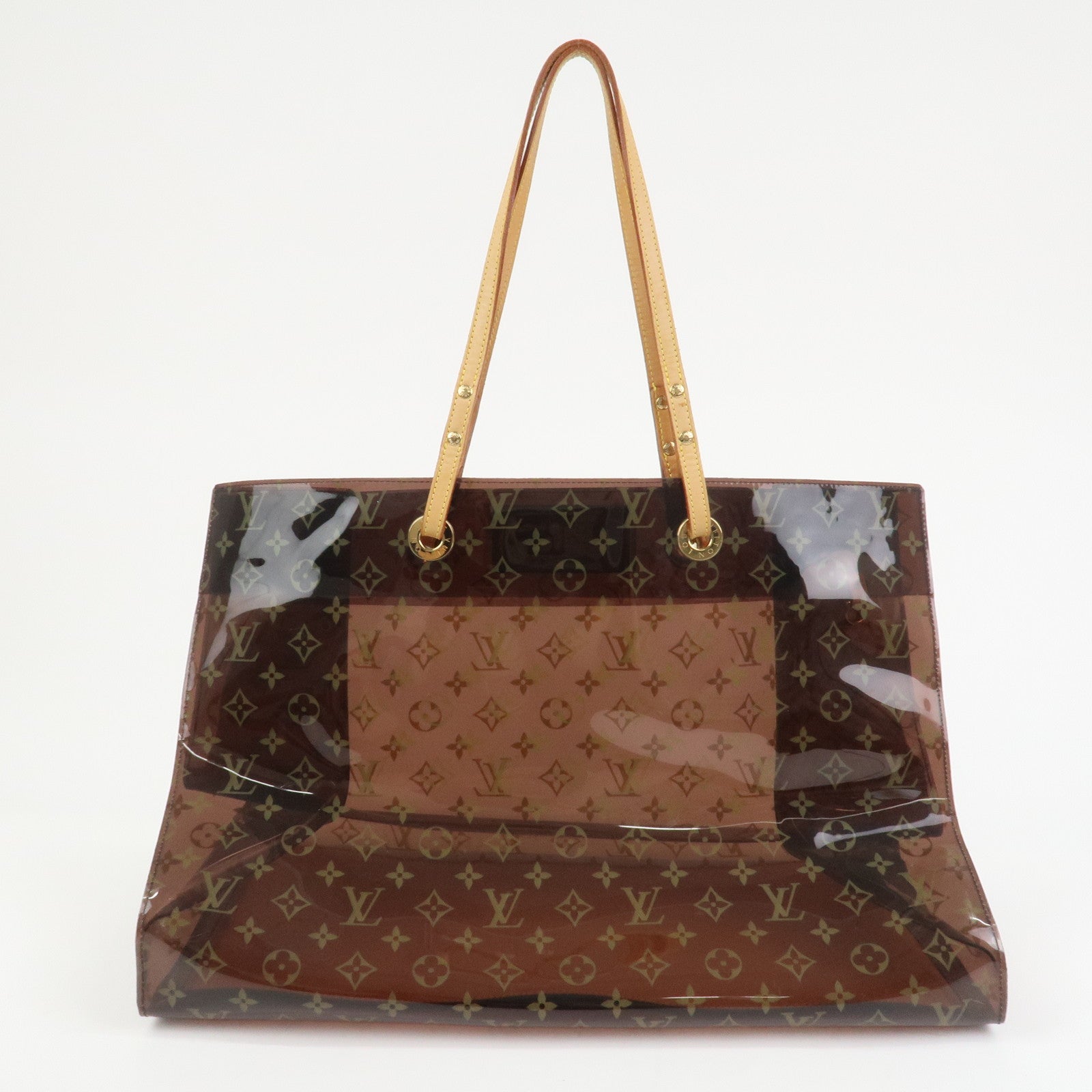 Louis Vuitton Monogram Cabas Cruise Vinyl Tote Bag Brown M50500