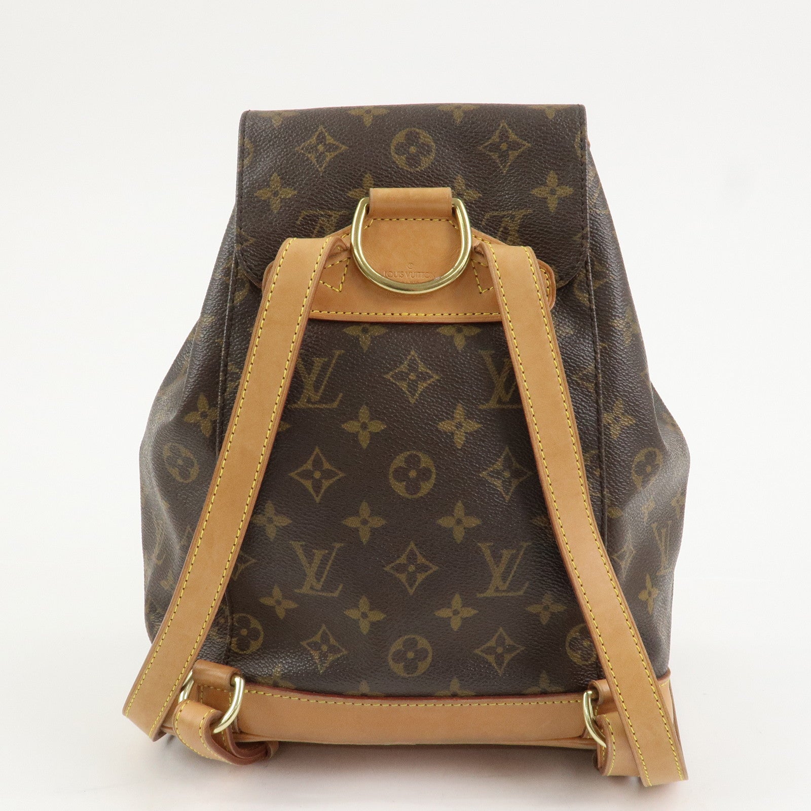 Louis Vuitton Monogram Canvas Montsouris MM Backpack Brown M51136