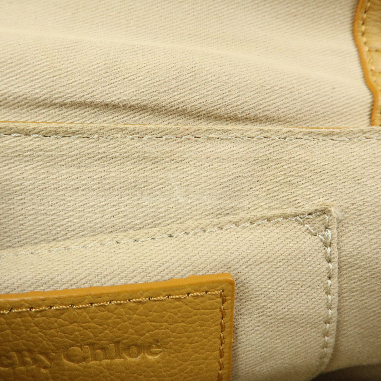 Chloe See by Chloe Suede Joan Leather Shoulder Bag Mustard