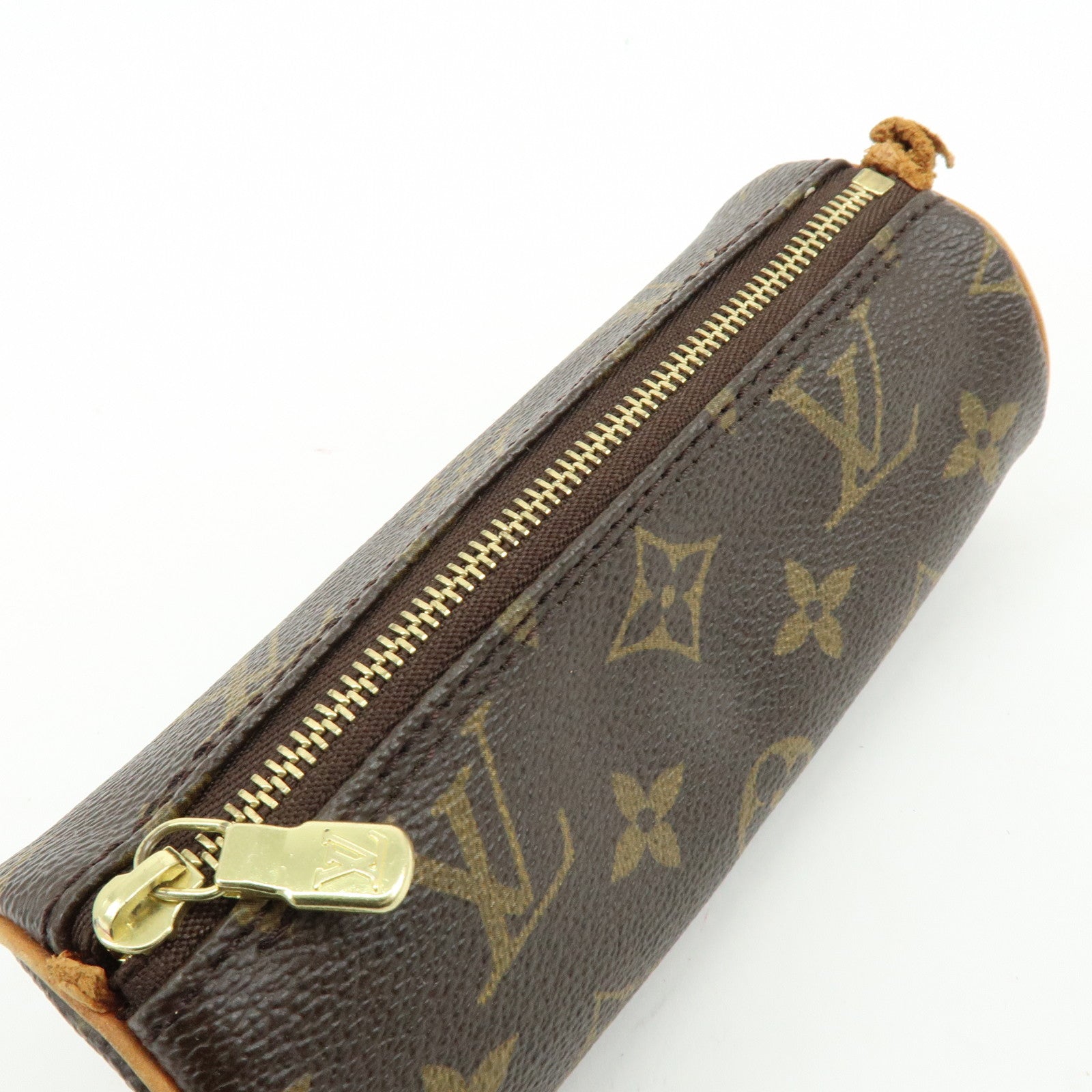 Louis Vuitton Monogram Set of 2 Mini Pouch for Papillon Bag Brown