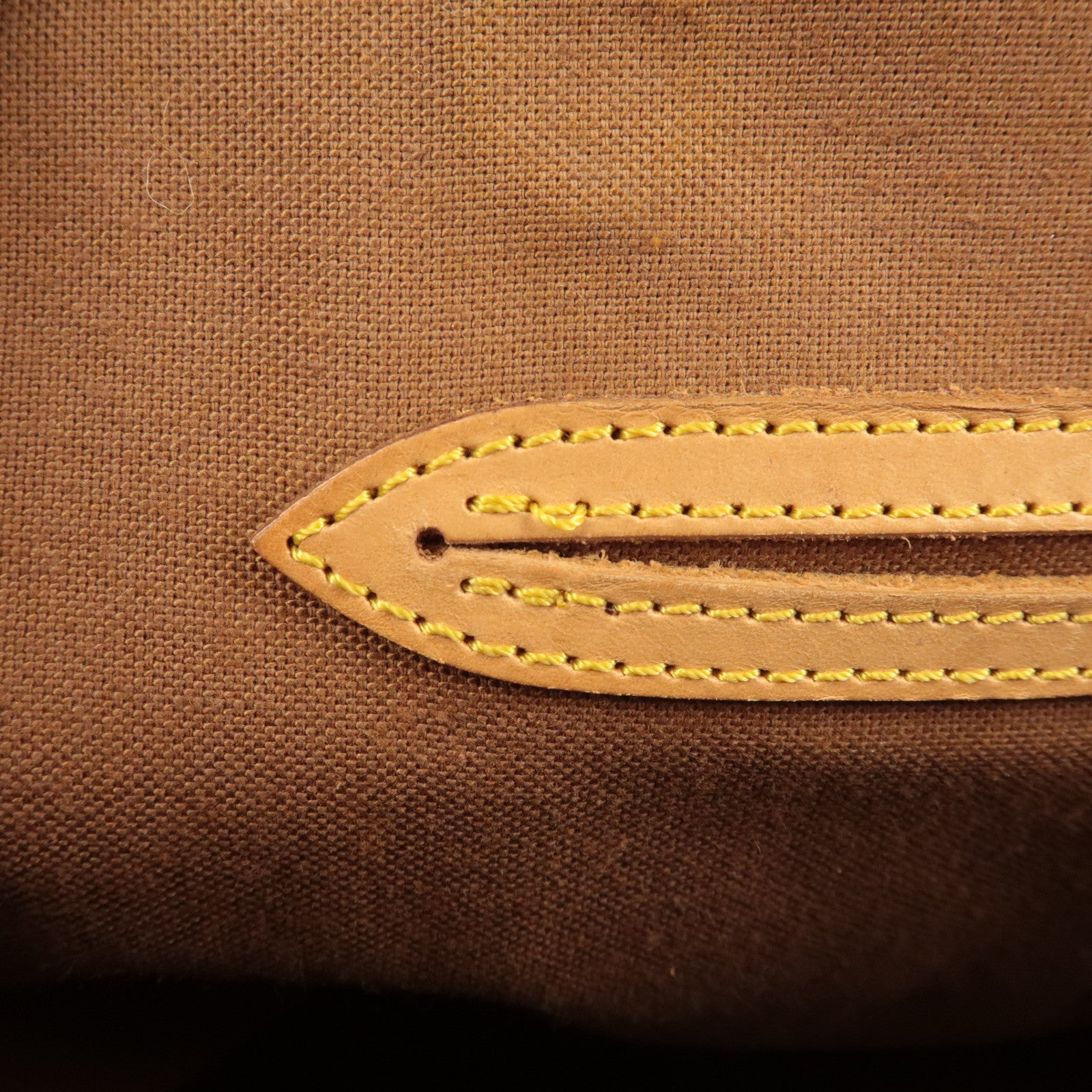 Louis Vuitton Monogram Alma Hand Bag Brown M51130 Used