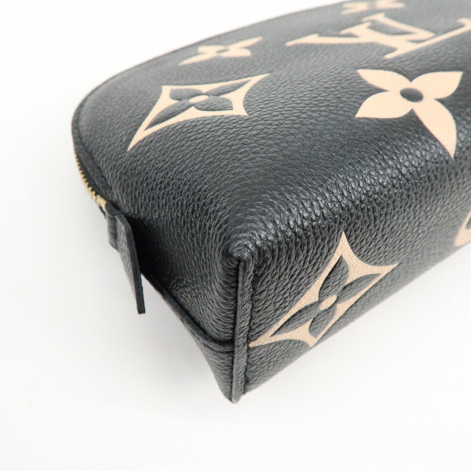 Louis Vuitton Bicolor Monogram Empreinte Cosmetic Pouch Noir M59086