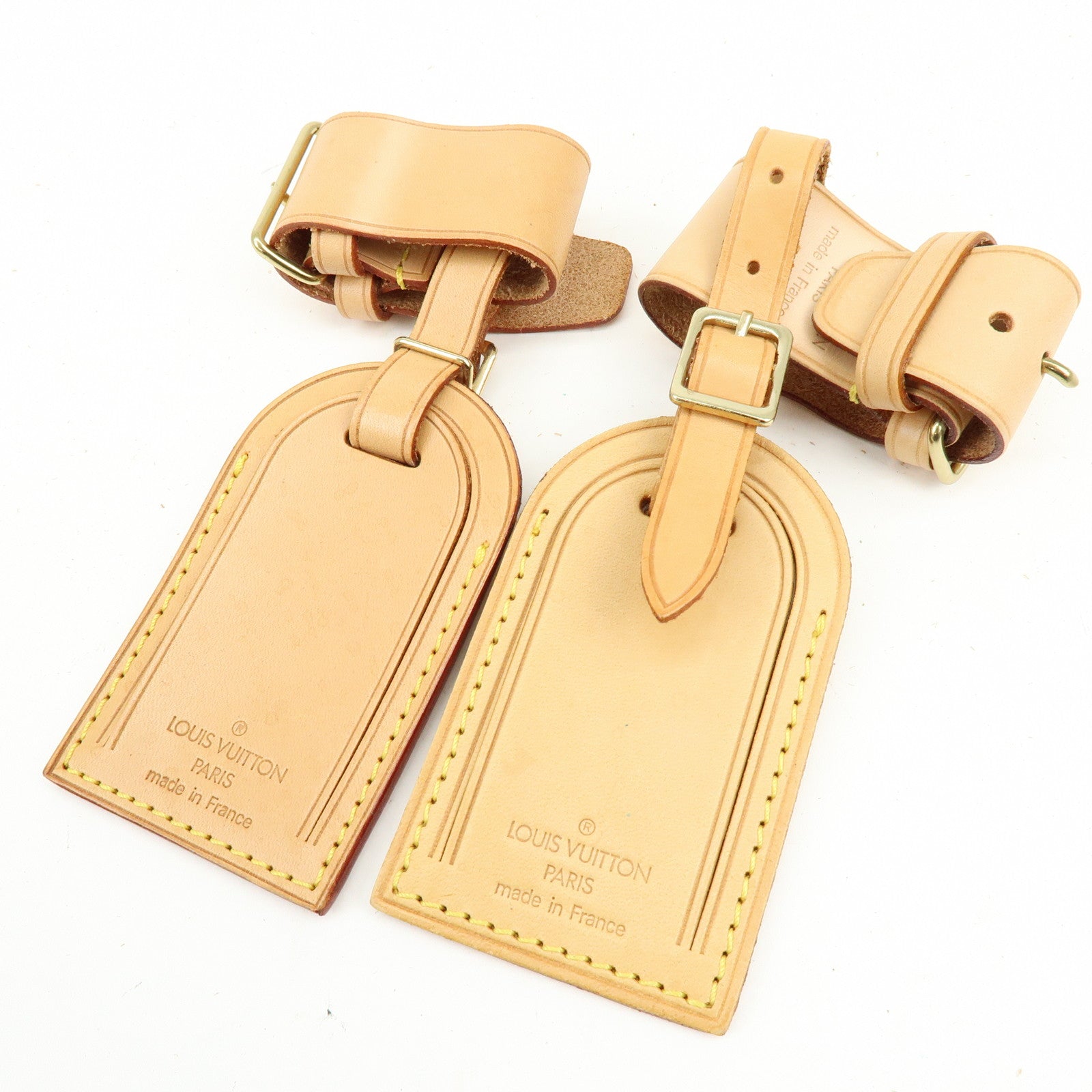 Louis Vuitton Set of 10 Leather Name Tag & Poignet