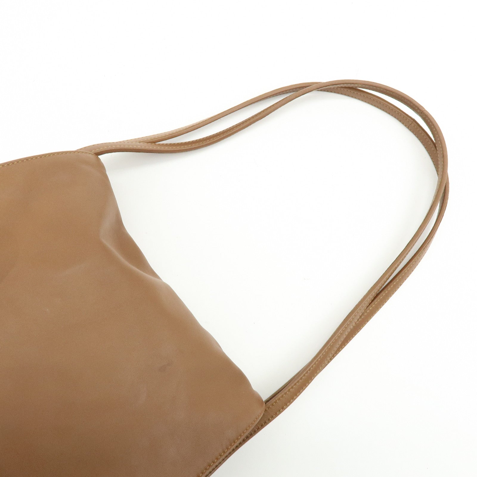 LOEWE Anagram Nappa Leather Shoulder Bag Hand Bag Brown