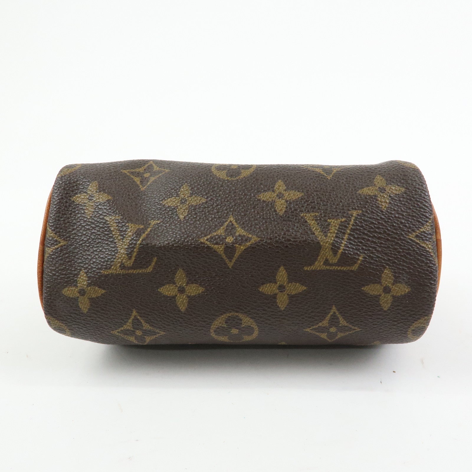 Louis Vuitton Monogram Mini Speedy Hand Bag Brown M41534