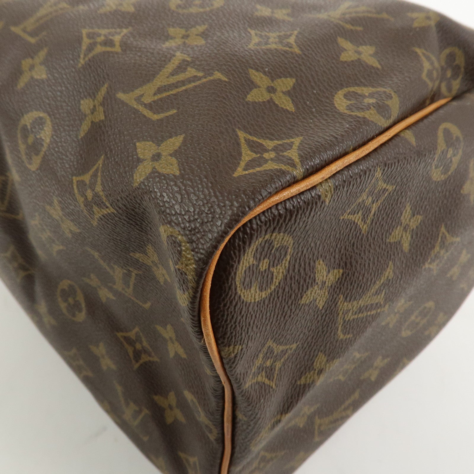 Louis Vuitton Monogram Speedy 40 Hand Bag Boston Bag Brown M41522