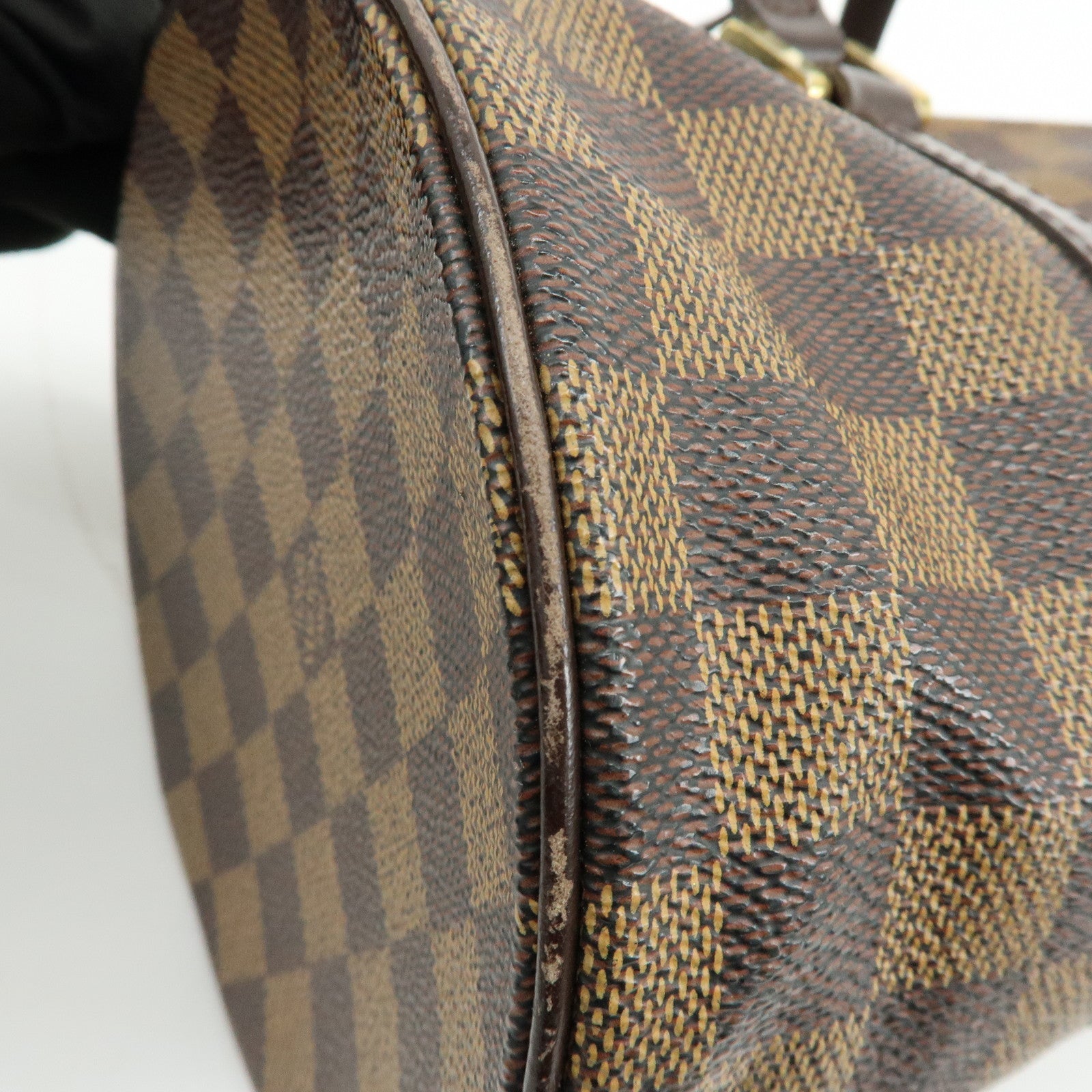 Louis Vuitton Damier Ebene Papillon 30 Hand Bag Brown N51303
