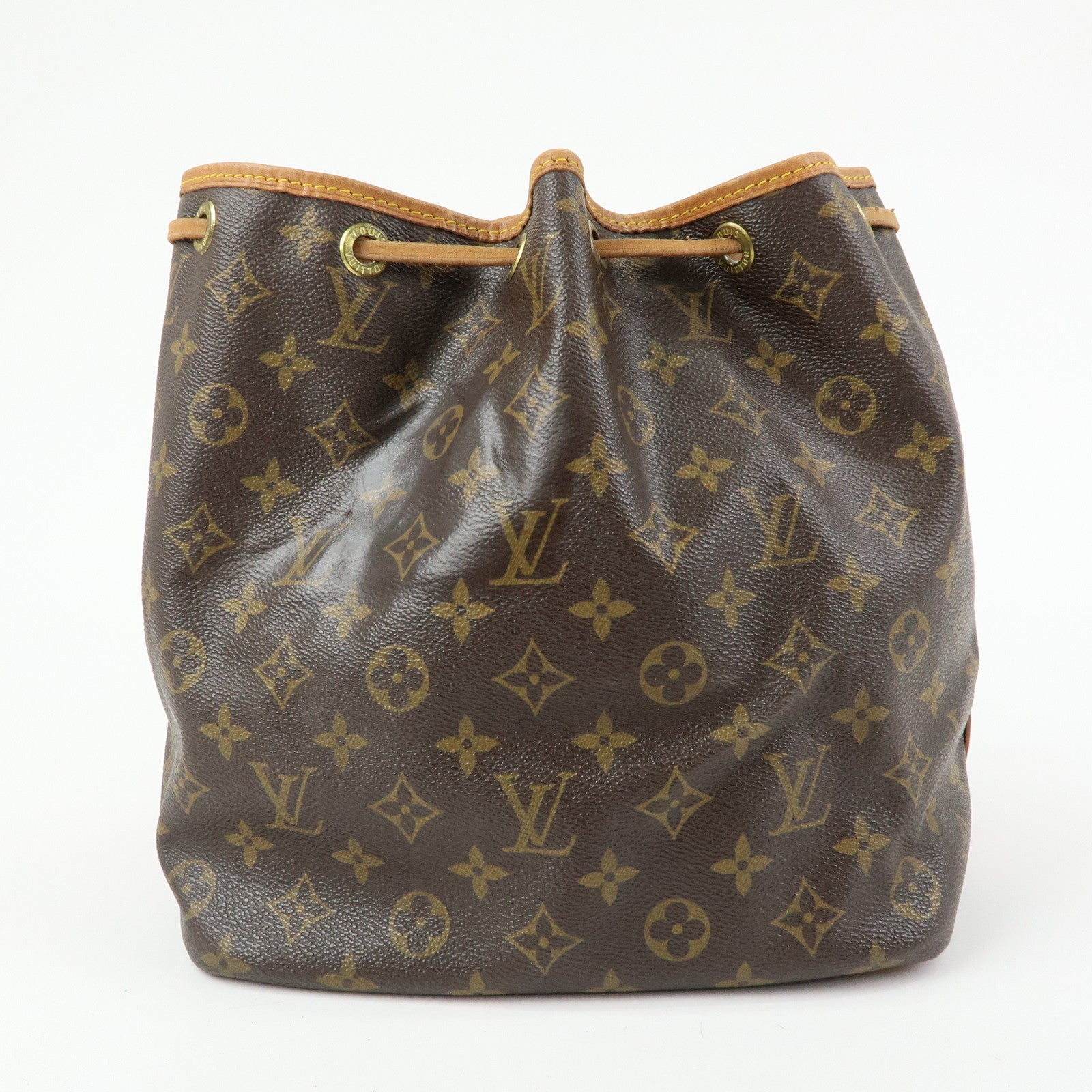 Louis Vuitton Monogram Petit Noe Shoulder Bag Brown M42226