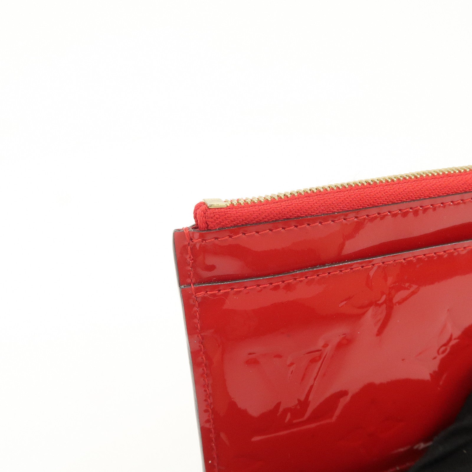 Louis Vuitton Monogram Vernis Pochette Cles NM Cerise M90214