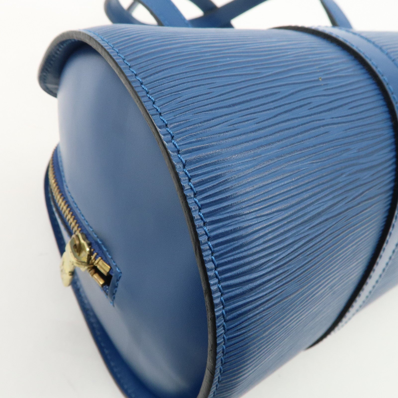 Louis Vuitton Epi Soufflot Shoulder Bag Hand Bag Blue M52222 Used