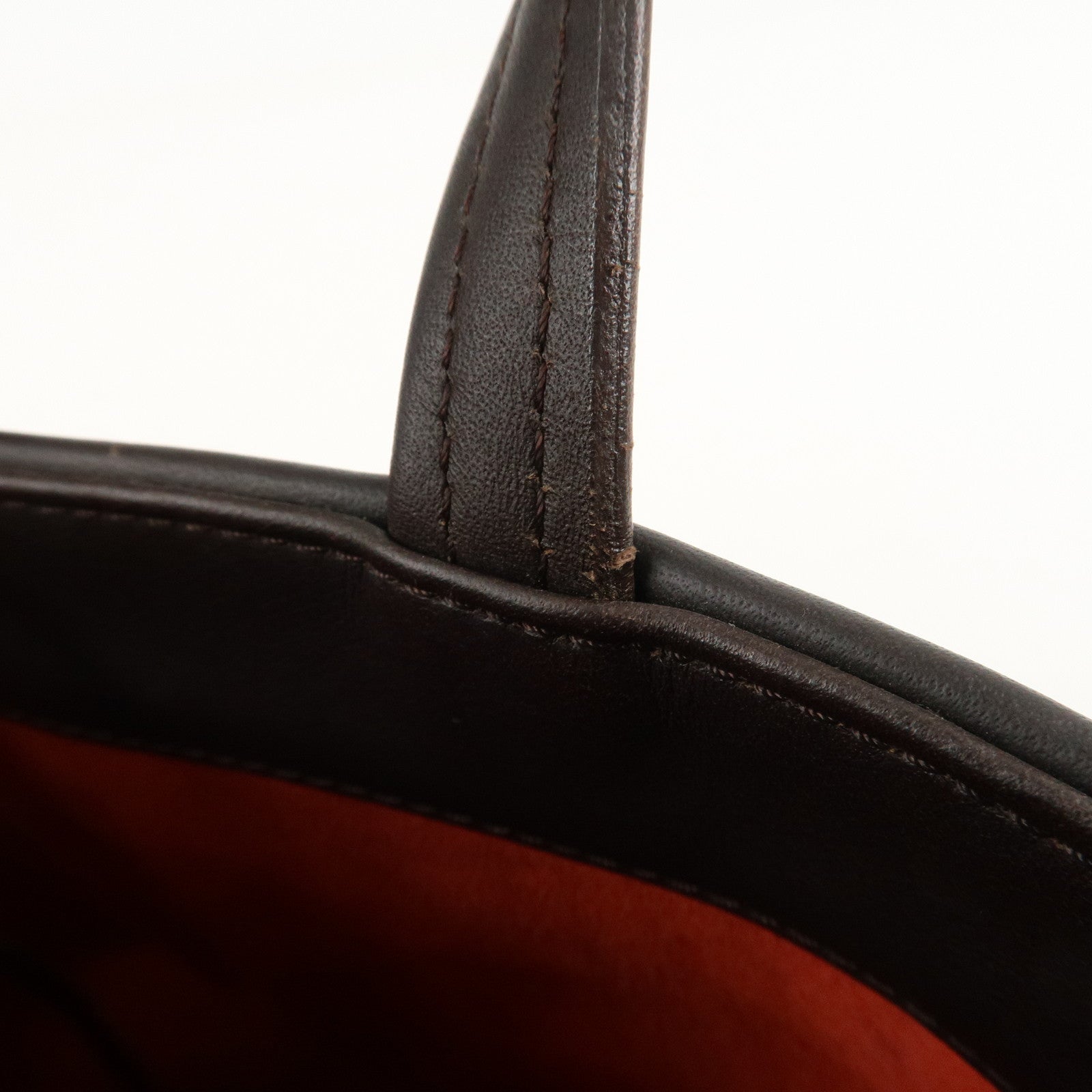 Louis Vuitton Damier Sauvage Impala Hand Bag Beige Brown M92133 Used