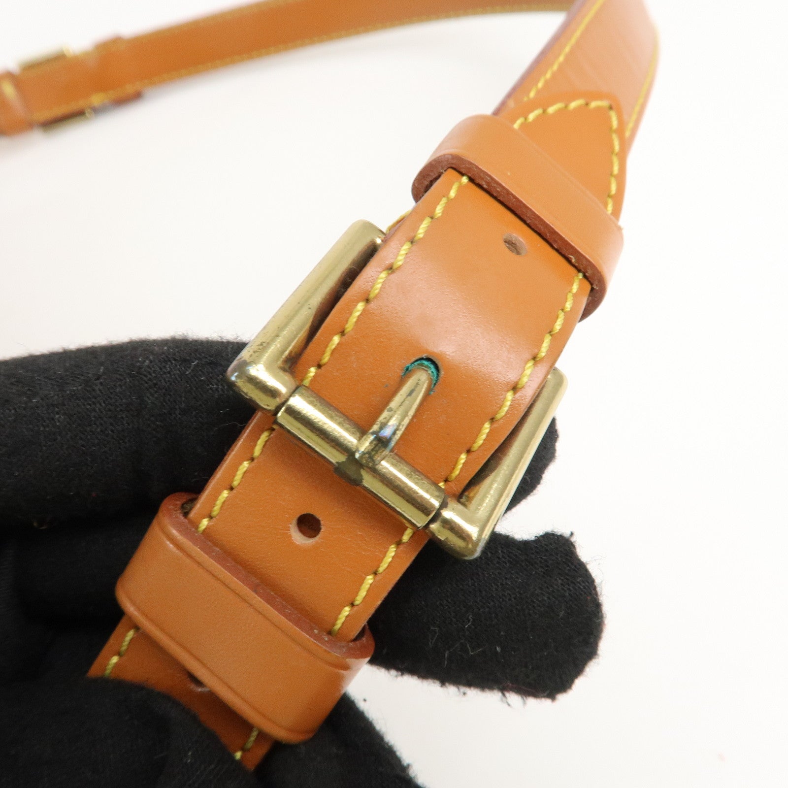 Louis Vuitton Epi Petit Noe Shoulder Bag Zipang Gold M44108 Used