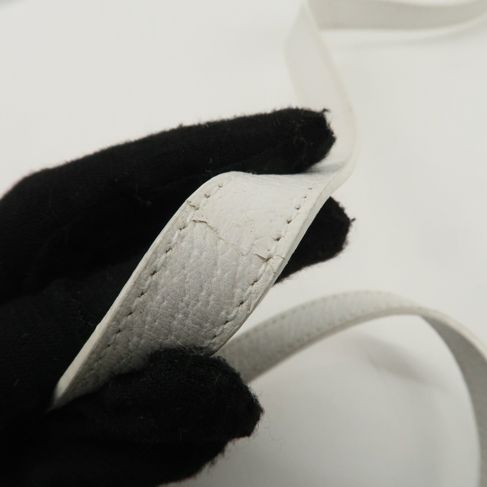 BVLGARI Logo Mania Mini Shoulder Bag Hand Bag Silver Used