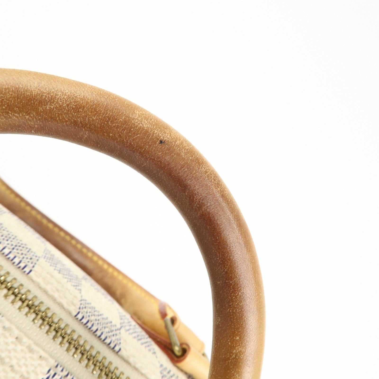 Louis Vuitton Damier Azur Speedy 30 Hand Bag Boston Bag N41533 Used