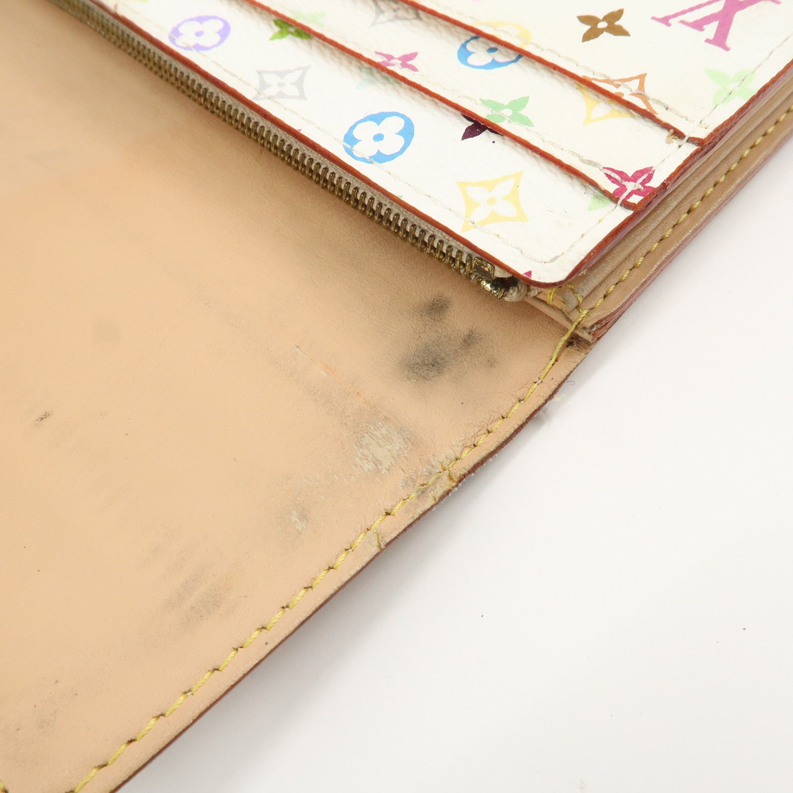 Louis Vuitton Monogram Set of 2 Long Wallet M61734 M93532 Used