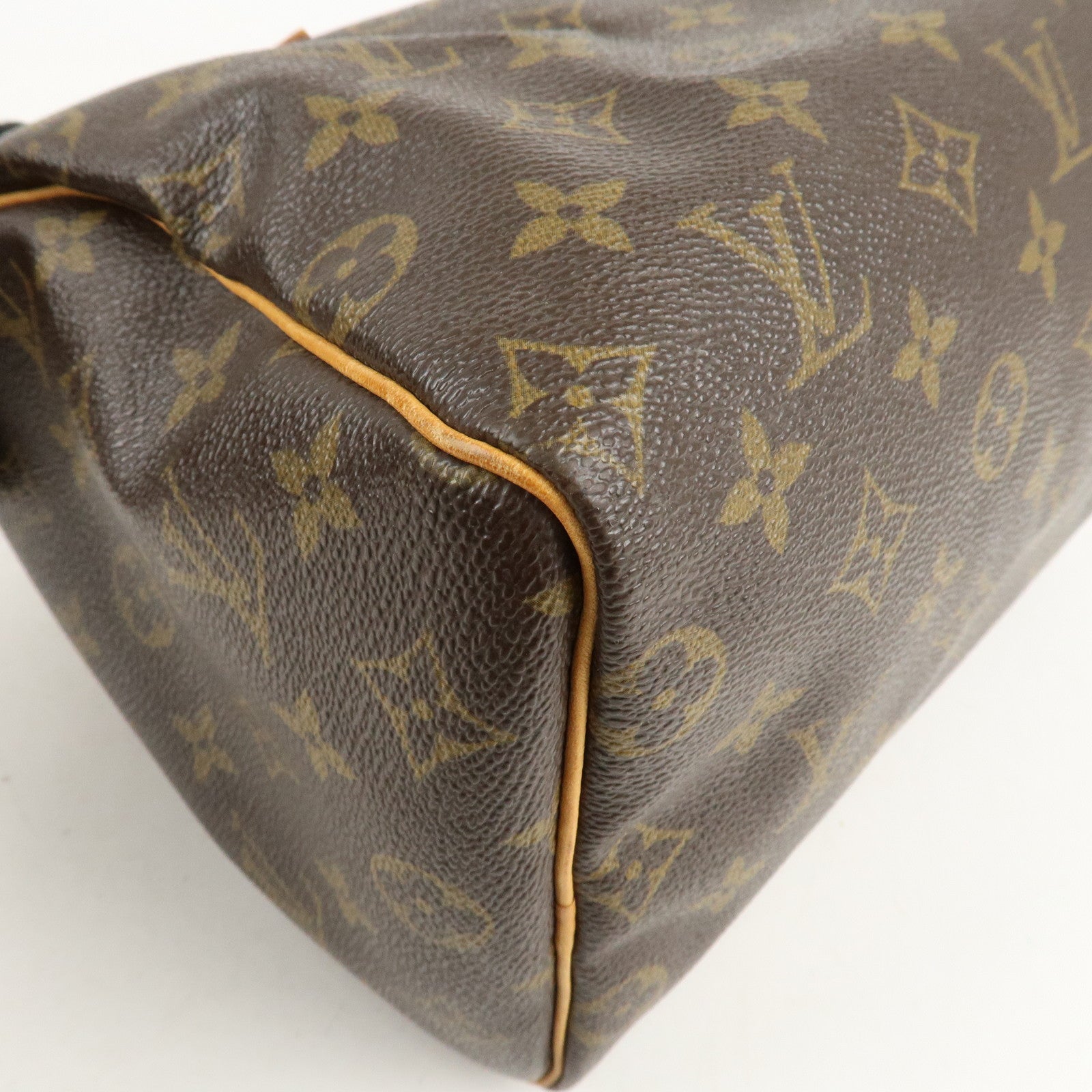Louis Vuitton Monogram Speedy 25 Hand Bag Boston Bag M41528 Used