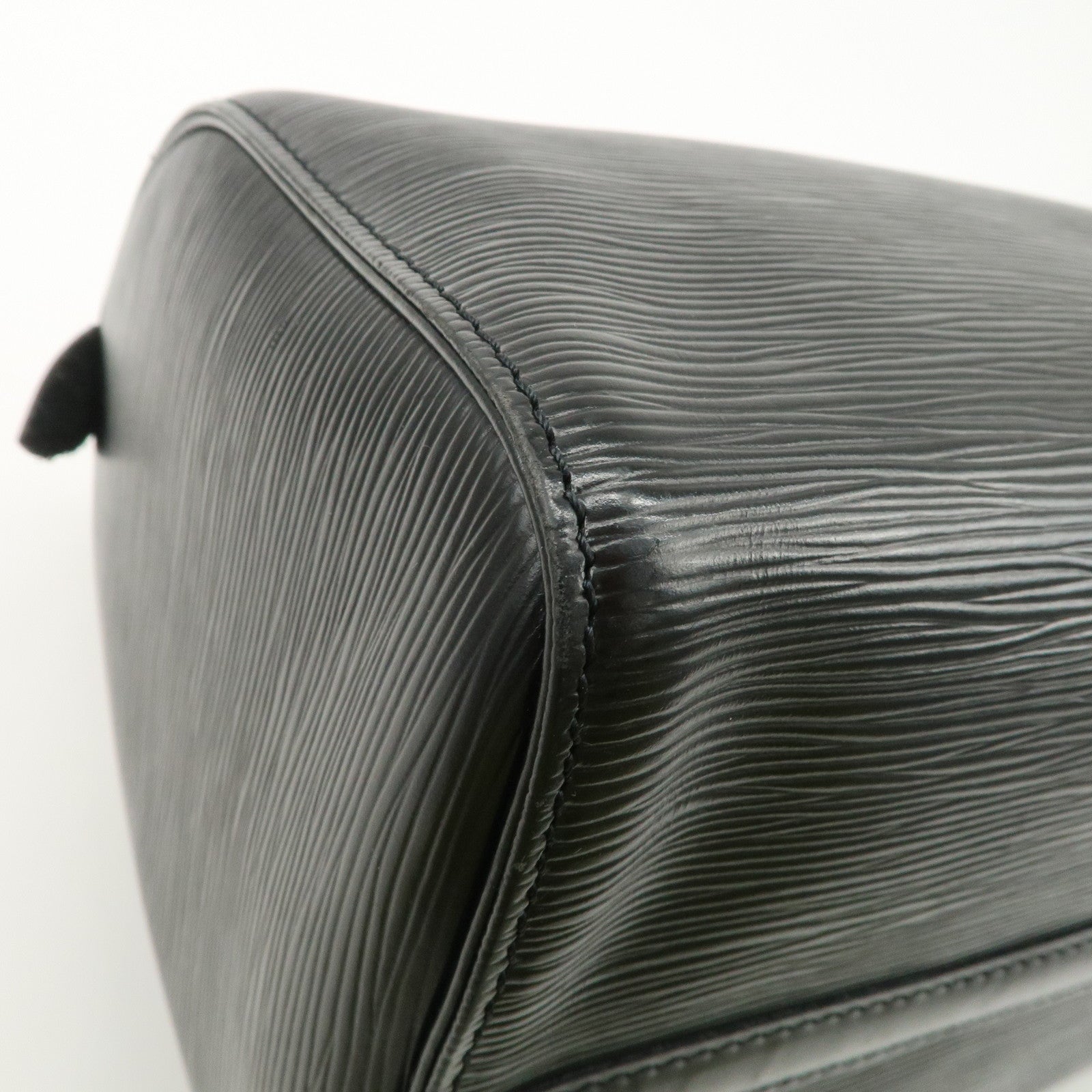 Louis Vuitton Epi Speedy 30 Leather Hand Bag Black M59022 Used