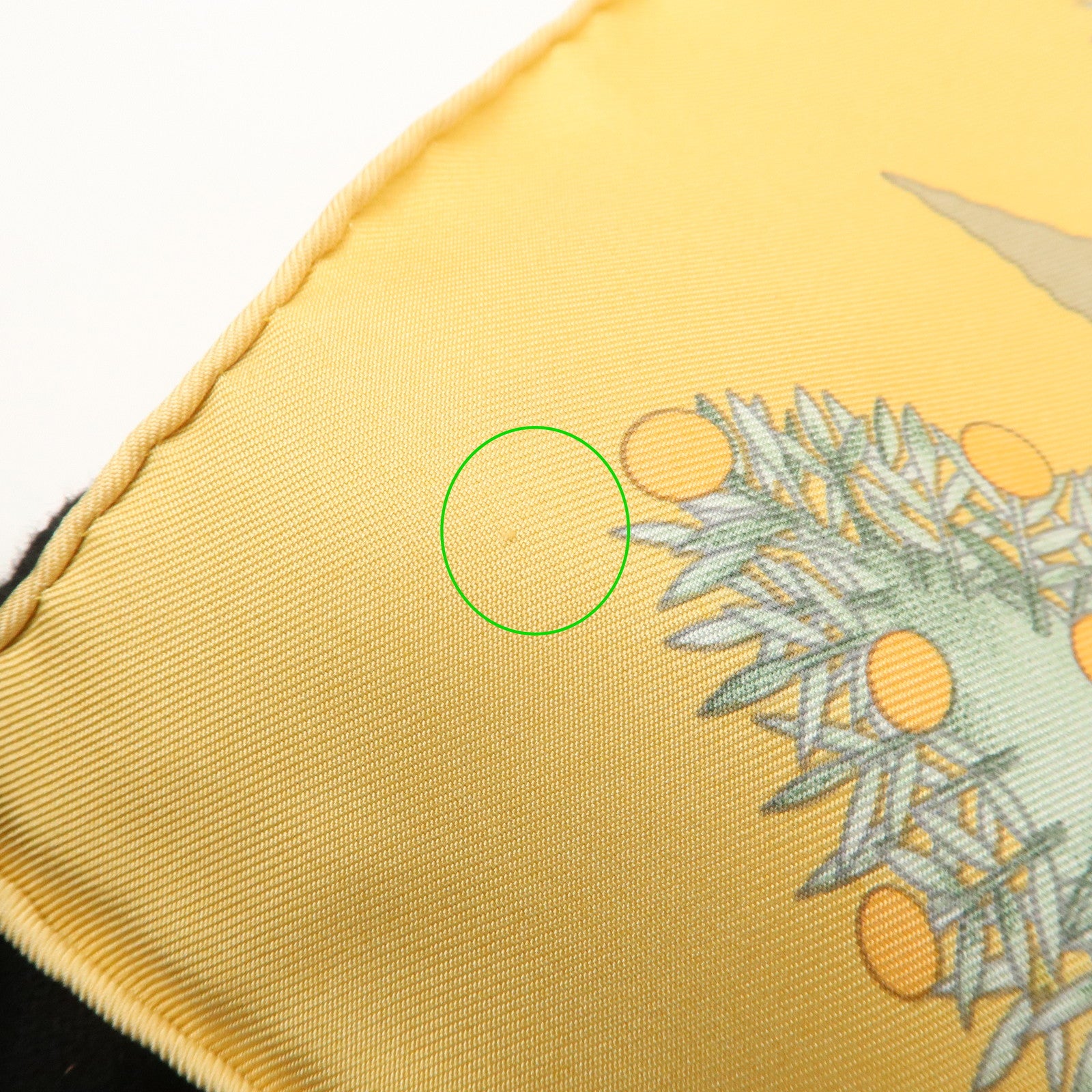 HERMES Carre 90 Silk 100% Scarf Paridaiza Yellow Blue Used