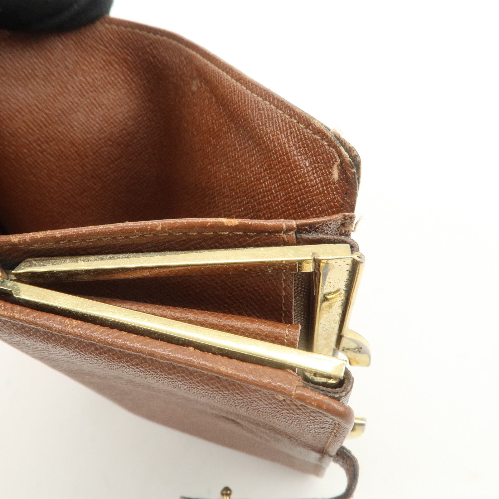 Louis Vuitton Monogram Set of 2 Bi-fold Wallet Brown M61663 Used